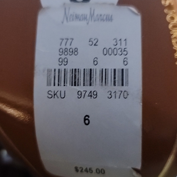 Charles Jordan  classy 4in heels new with tags open toe heels dress up or down - Picture 6 of 7